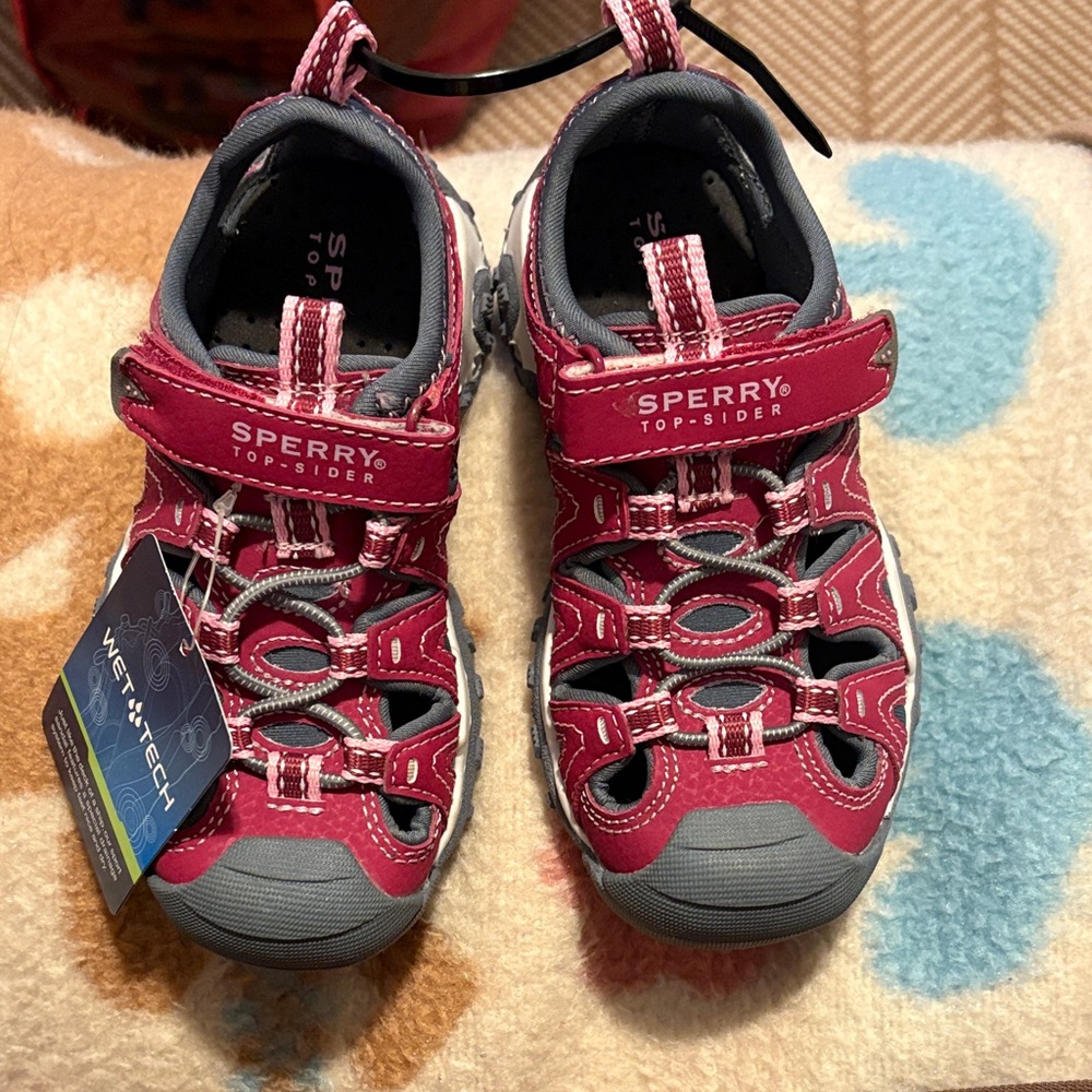Sperry Kids Water Shoes - Pink and Gray